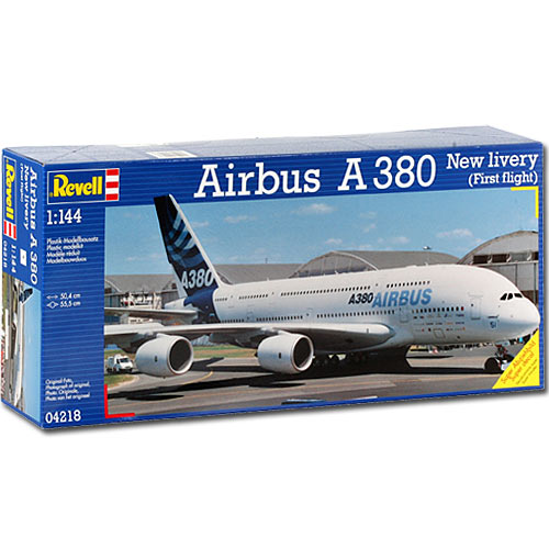 REVELL Airbus A380 "New Livery" 1:144 Aircraft Model Kit - 04218
