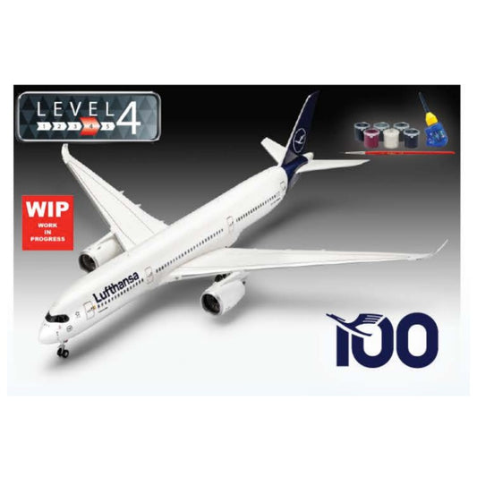 Revell 05612 A350-900 "Lufthansa" 100 Years 1:144 Gift Set Model Kit
