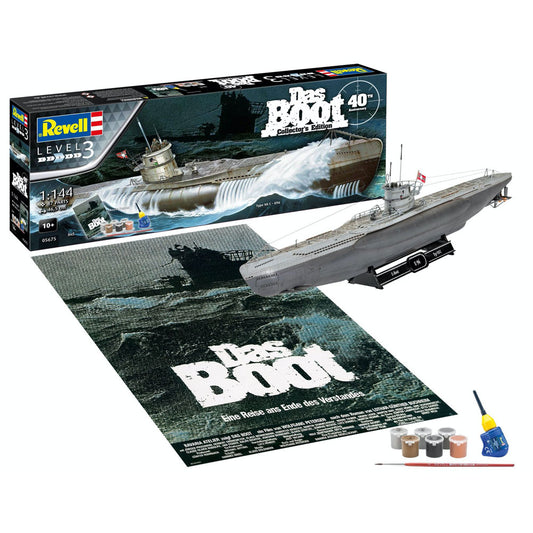 Revell 05675 Gift Set "Das Boot" Movie 40 Years Collectors Edition 1:144 Plastic Model Kit