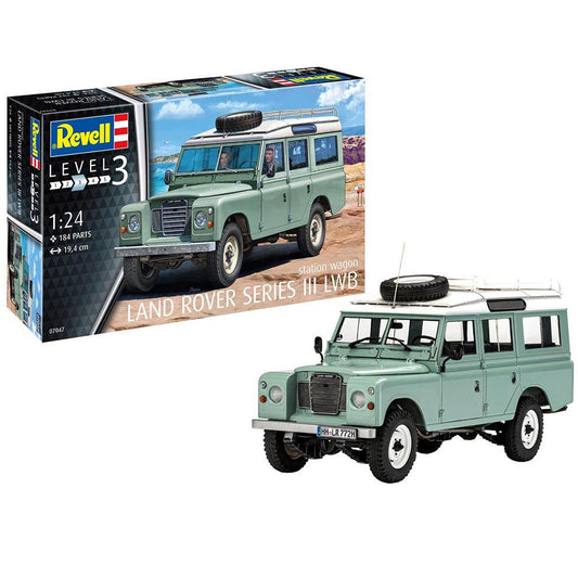 REVELL Land Rover Series III 1:24 Car Model Kit 07047