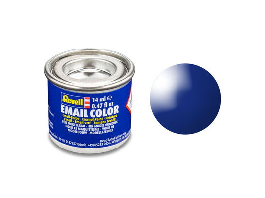 Revell Gloss Ultramarine-Blue(RAL 5002)Email Colour 14ml Model Paint No.51