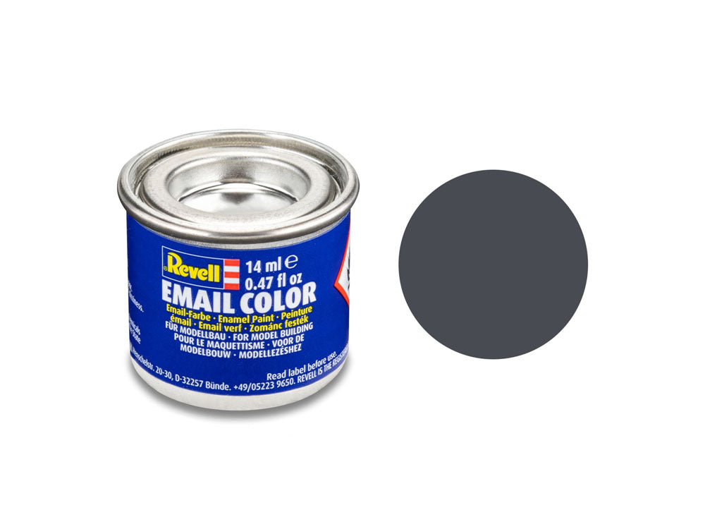 Revell Matt Tank Grey (RAL 7024) Email Colour Enamel 14ml Model Paint No.78