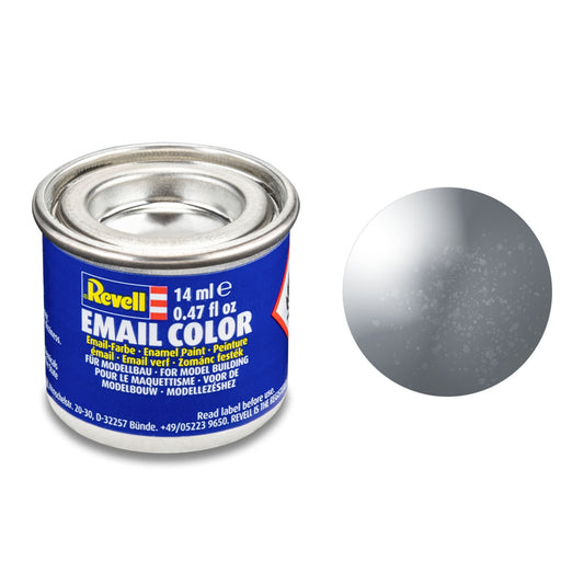 Revell Metallic Steel Email Colour Enamel - 14ml Model Paint No.91