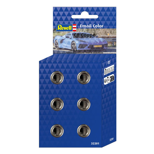 Revell 32201 Corvette C8 Coupé Email Colour Model Kit Paint Set