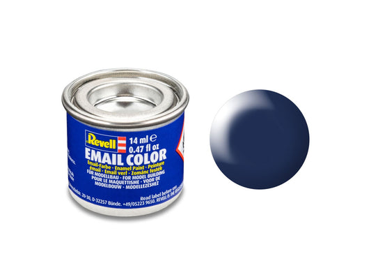 Revell Silk Lufthansa-Blue (RAL 5013) Email Colour 14ml Model Paint No.350