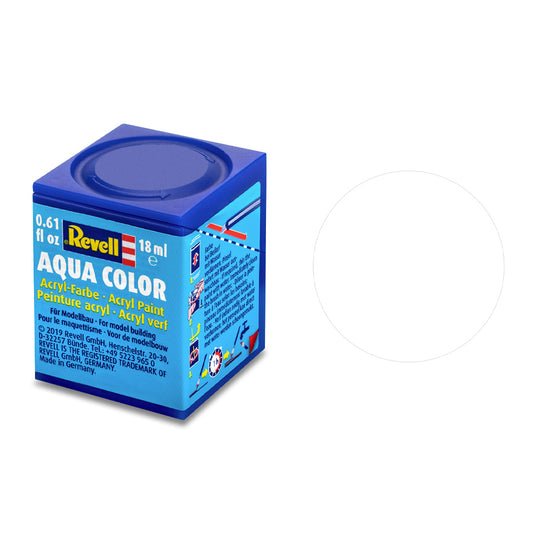 Revell Matt White (RAL 9001) Aqua Colour Acrylic - 18ml Model Paint No.5