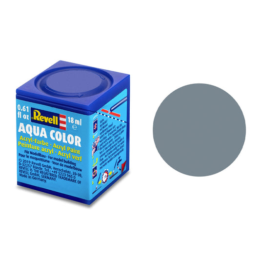 Revell Matt Grey (RAL 7000) Aqua Colour Acrylic - 18ml Model Paint No.57
