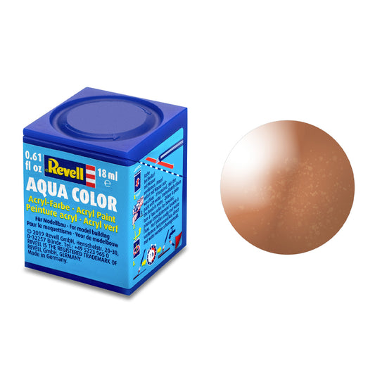 Revell Metallic Copper Aqua Colour Acrylic - 18ml Model Paint No.93
