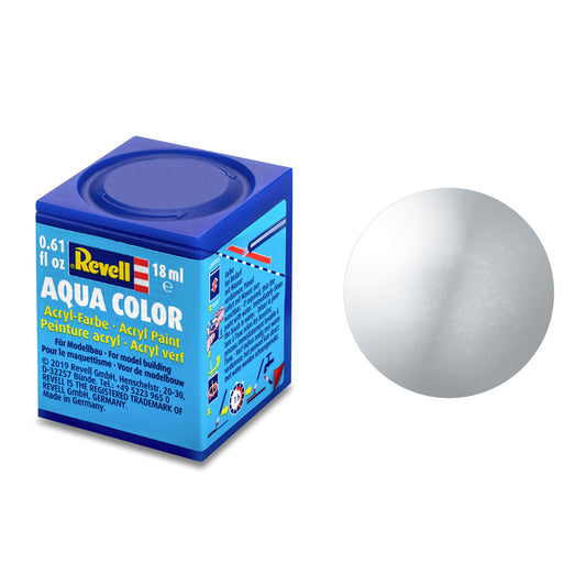 Revell Metallic Aluminium Aqua Colour Acrylic - 18ml Model Paint No.99