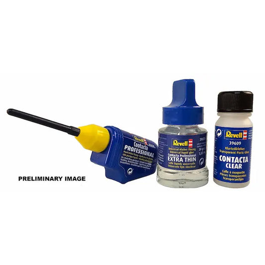 Revell 39618 Contacta Glue Basic Set - Professional/Extra Thin/Clear 3-Pack