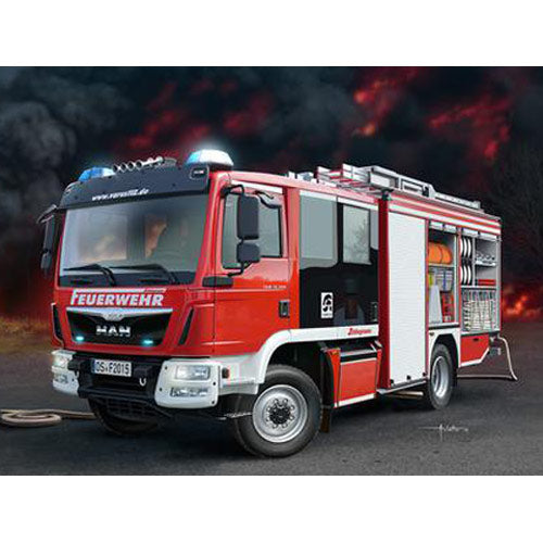REVELL 07452 Schlingmann HLF 20 MAN TGM Euro6 1:24 Truck Model Kit