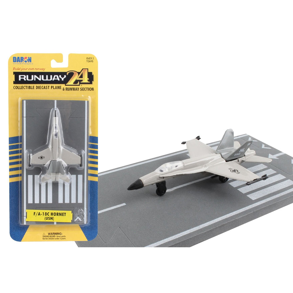 Runway24 F/A-18 Hornet - Aircraft/Airport Toy by Daron RW095