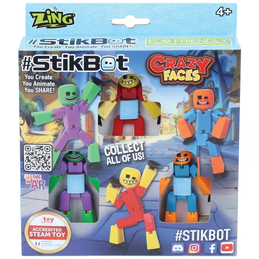 StikBot Crazy Faces Pack