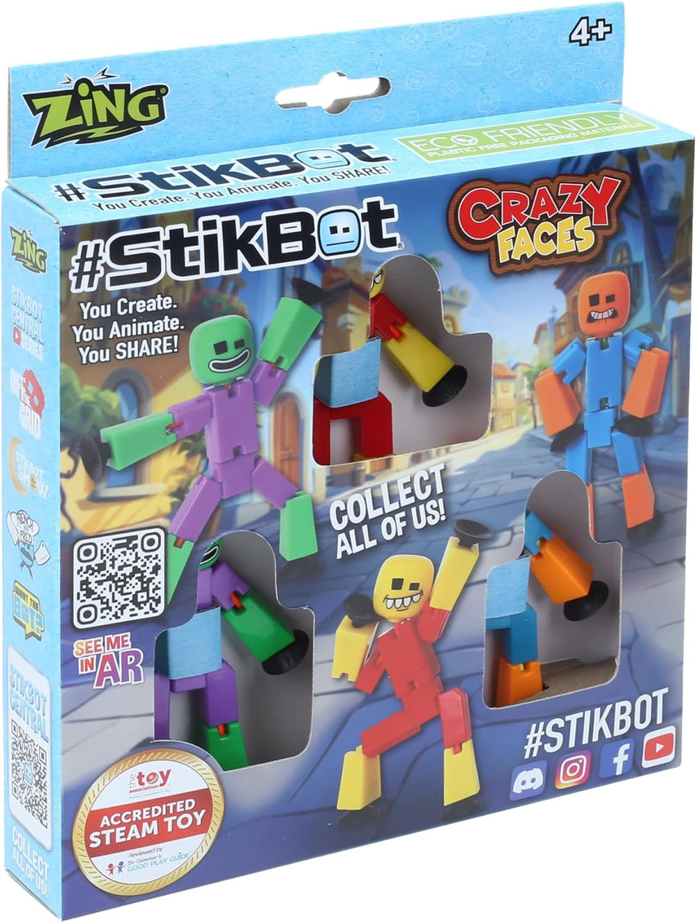 StikBot Crazy Faces Pack