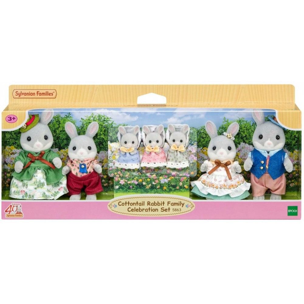 SYLVANIAN Families Cottontail Rabbit Family Celebration Set 5863