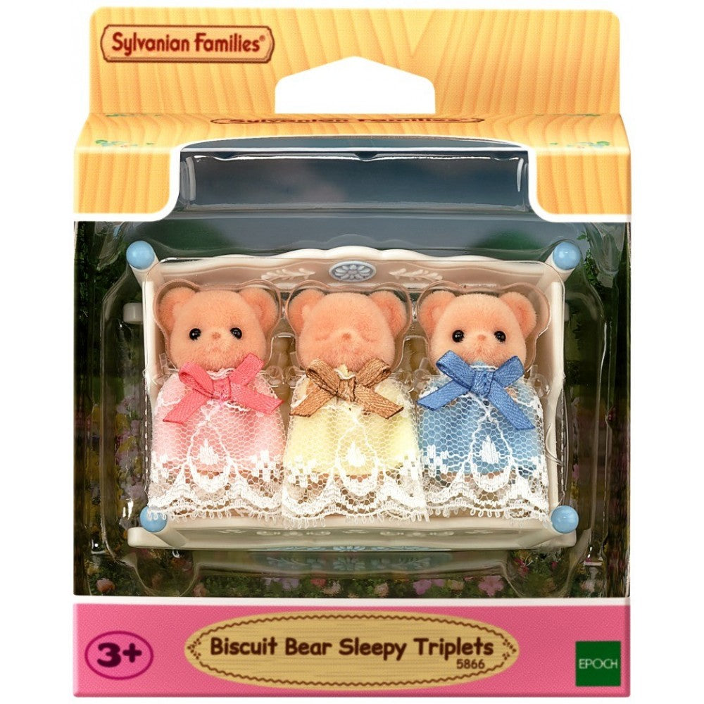 SYLVANIAN Families Biscuit Bear Sleepy Triplets 5866