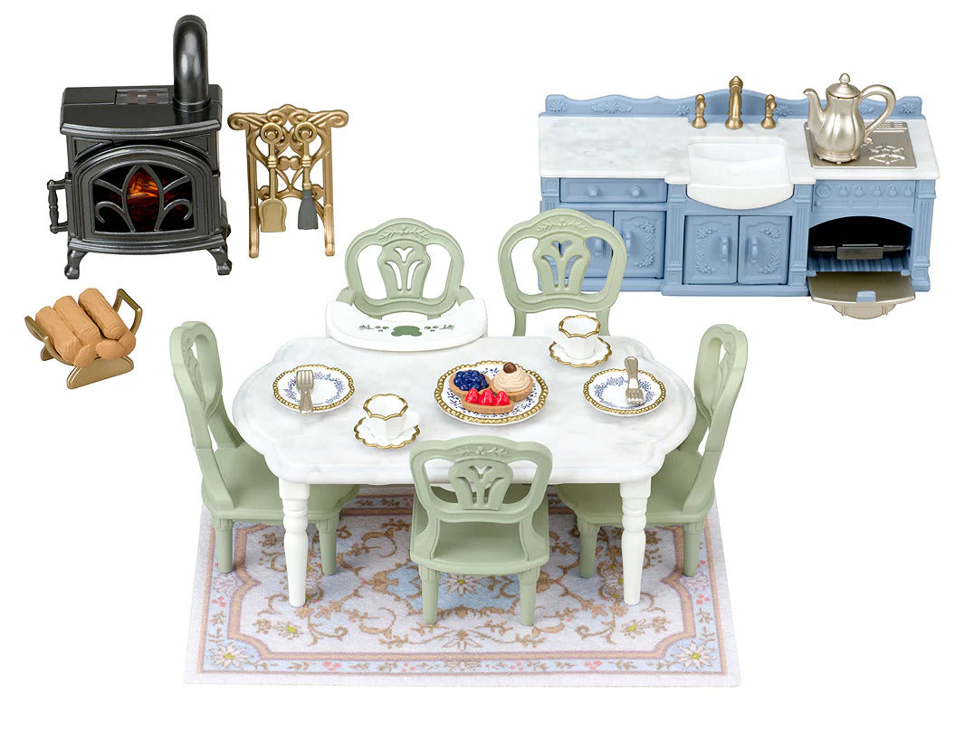 SYLVANIAN Families Red Roof Riverside Manor Elegant Dining Room 5867