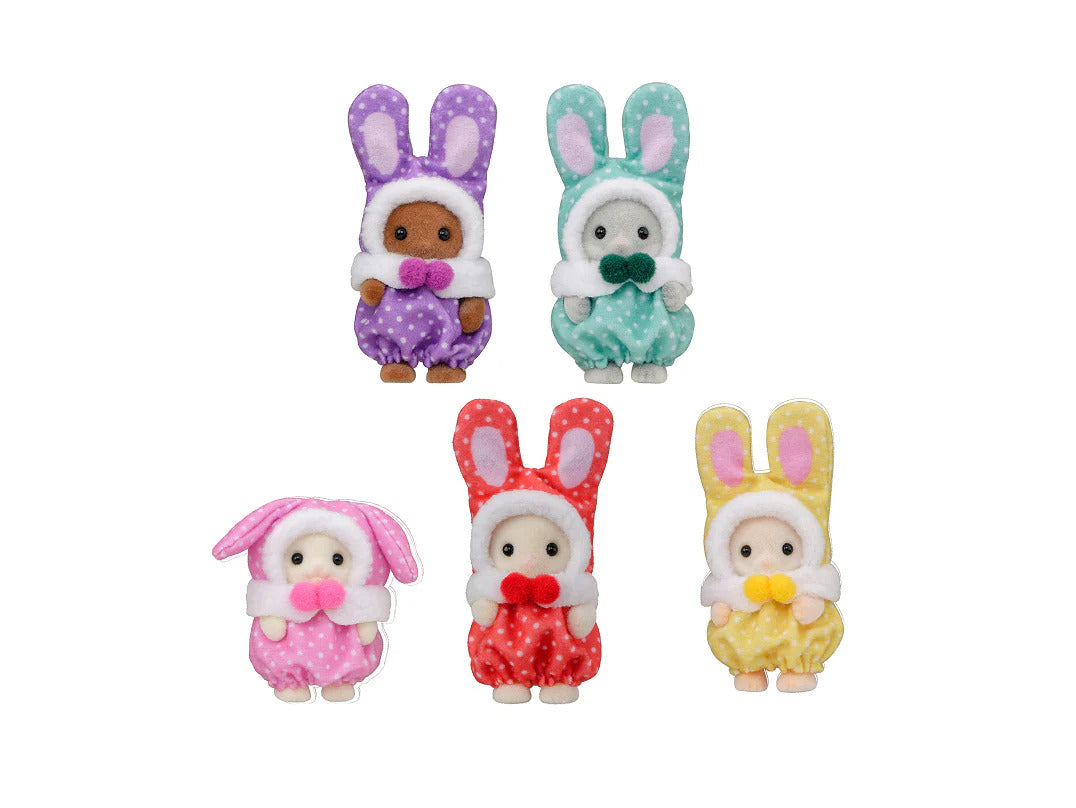 SYLVANIAN Families Cutie Collectibles - Colourful Bunny Costume Babies 5924