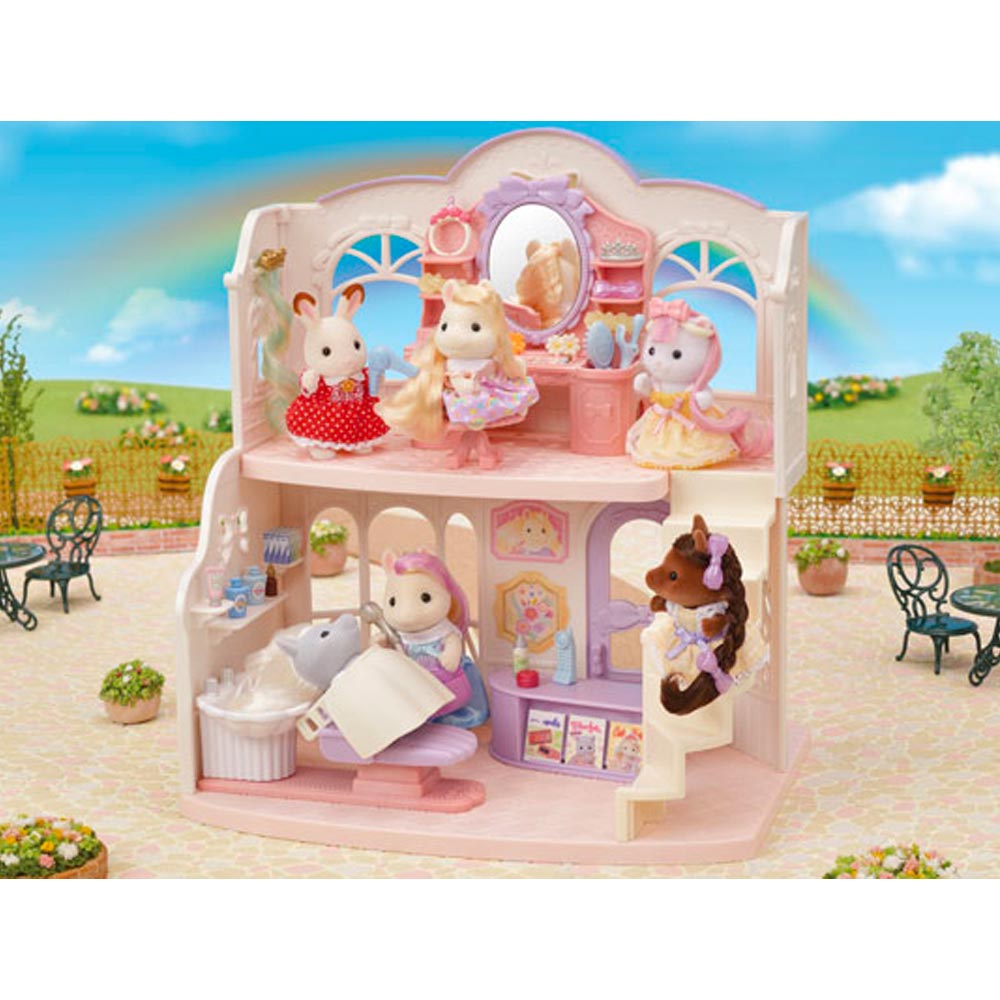 Sylvanian Families Pony's Stylish Hair Salon Manely Hair Building 5642