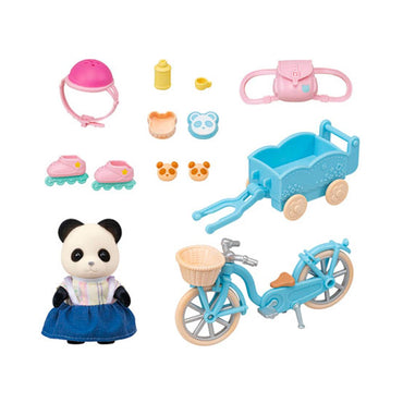 Sylvanian Families Cycle & Skate Set - Panda Girl 5652