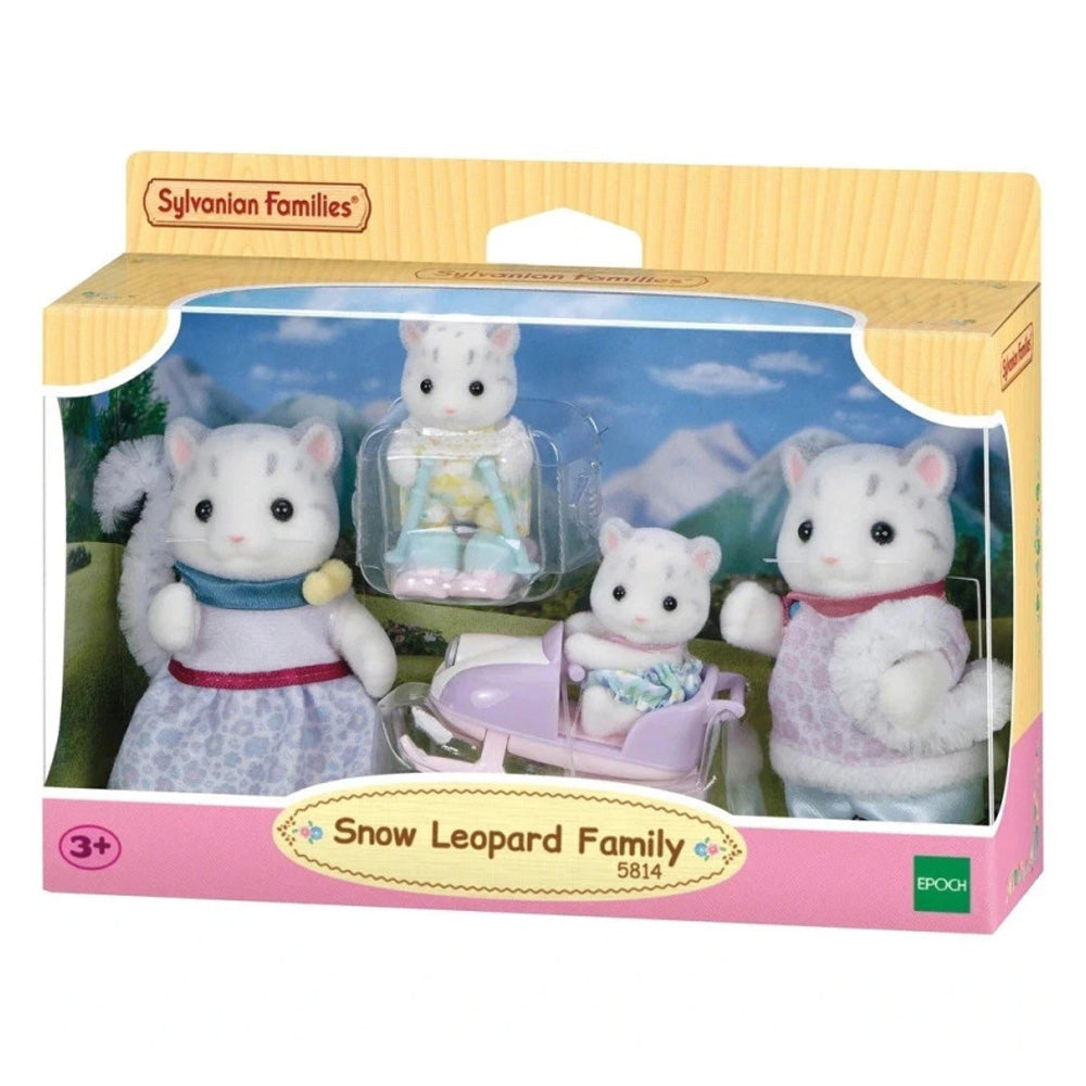 Sylvanian Families Snow Leopard Family 5814