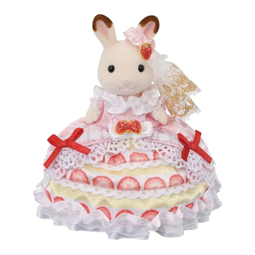 Sylvanian Families 5847 Freya's Birthday Celebration Strawberry Cake Dress