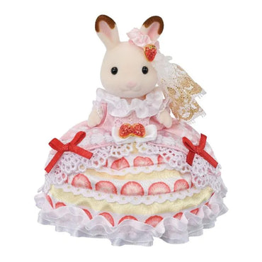Sylvanian Families 5847 Freya's Birthday Celebration Strawberry Cake Dress