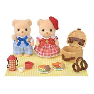 Sylvanian Families Biscuit Bear Sister & Brother - Delicious Picnic 5852
