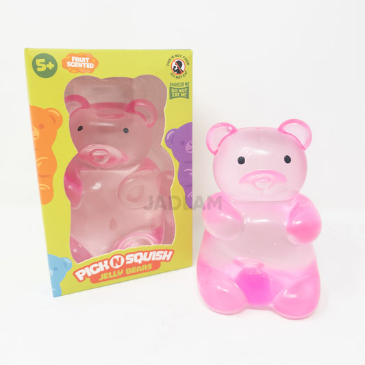 Pick N Squish Jelly Bears Fruit Scented Squishy Stress Relief Sensory Toy