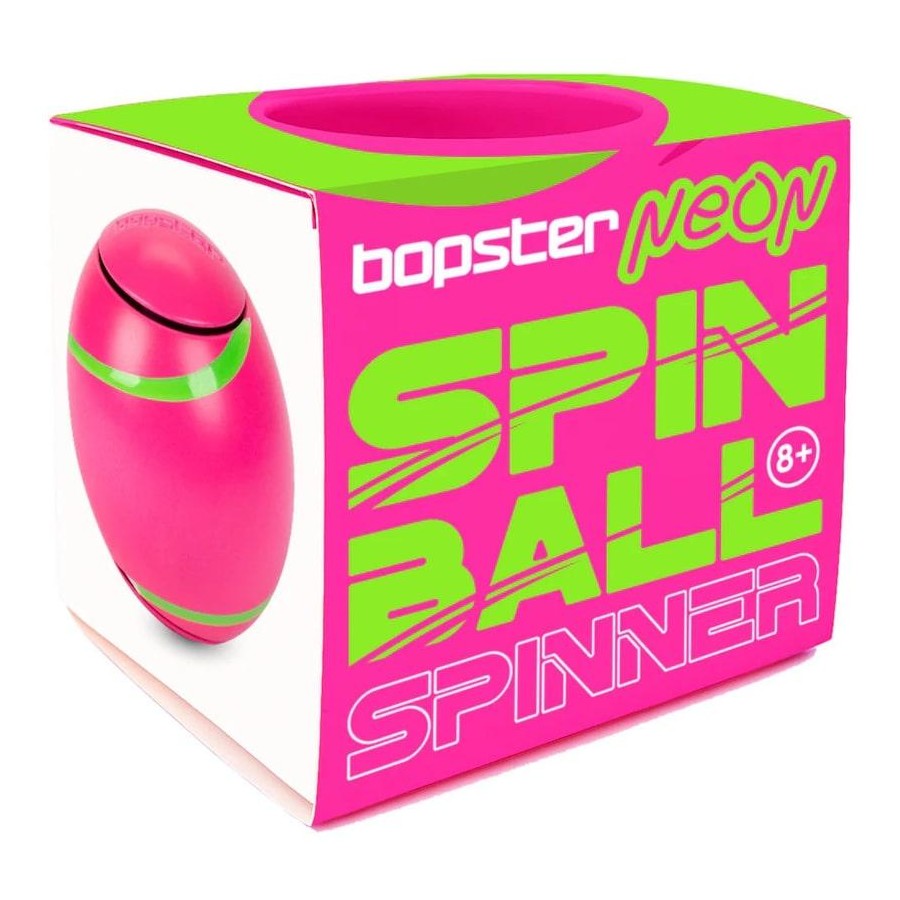 Bopster Spin Ball Spinner Fidget Toy - Neon Pink SB001