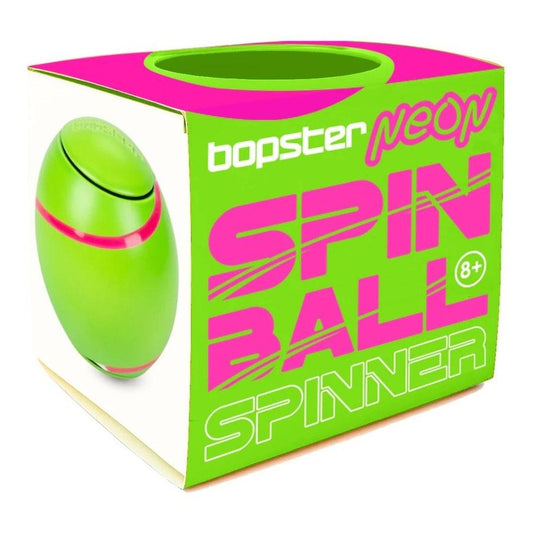 Bopster Spin Ball Spinner Fidget Toy - Neon Green SB003