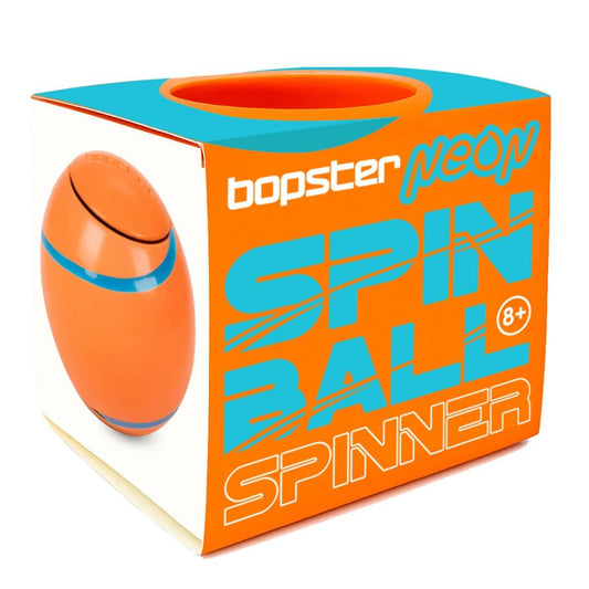 Bopster Spin Ball Spinner Fidget Toy - Neon Orange SB005