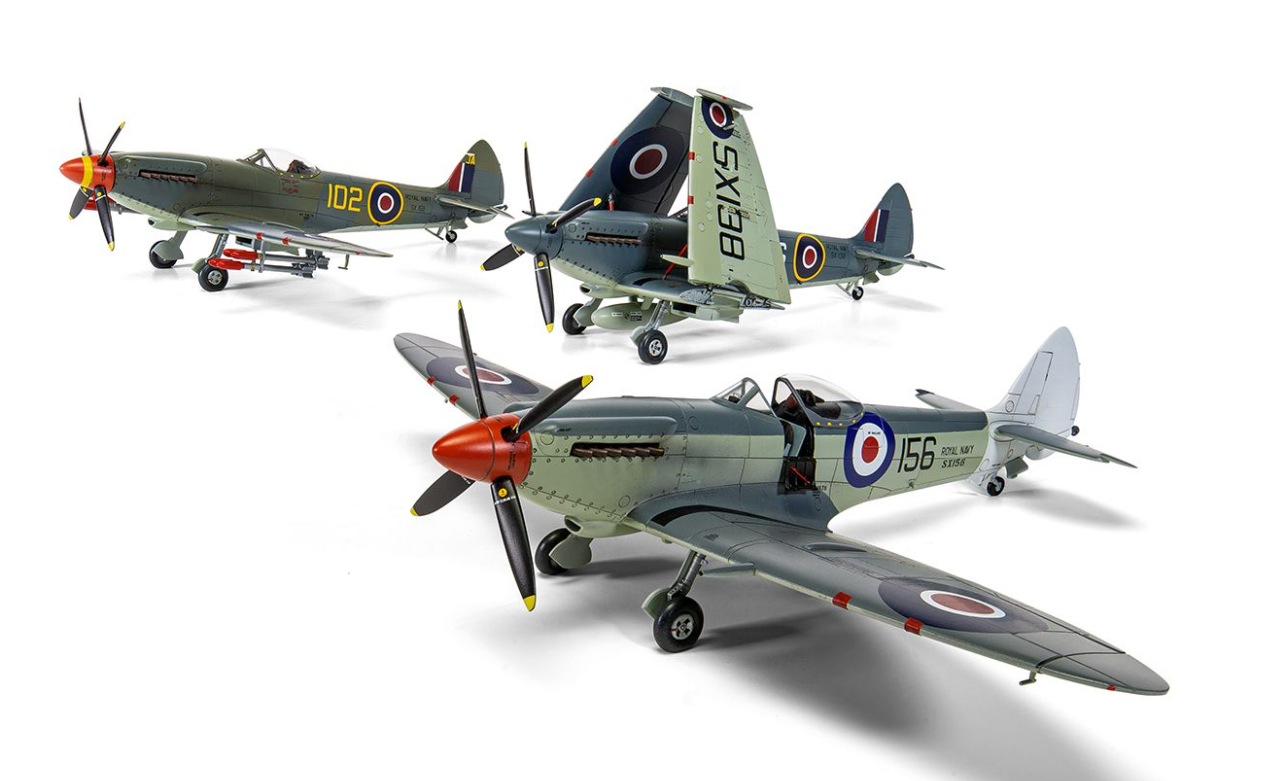 Airfix A06102A Supermarine Seafire F.XVII Royal Navy 1:48 Aircraft Model Kit