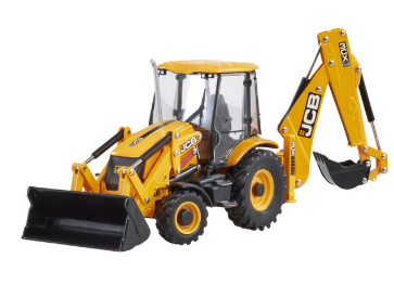 Britains 43343 JCB 3CX SiteMaster + Backhoe Loader 1:32 Diecast Model