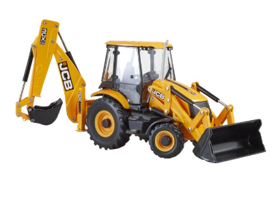 Britains 43343 JCB 3CX SiteMaster + Backhoe Loader 1:32 Diecast Model