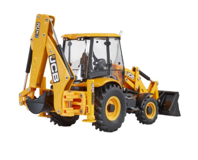 Britains 43343 JCB 3CX SiteMaster + Backhoe Loader 1:32 Diecast Model