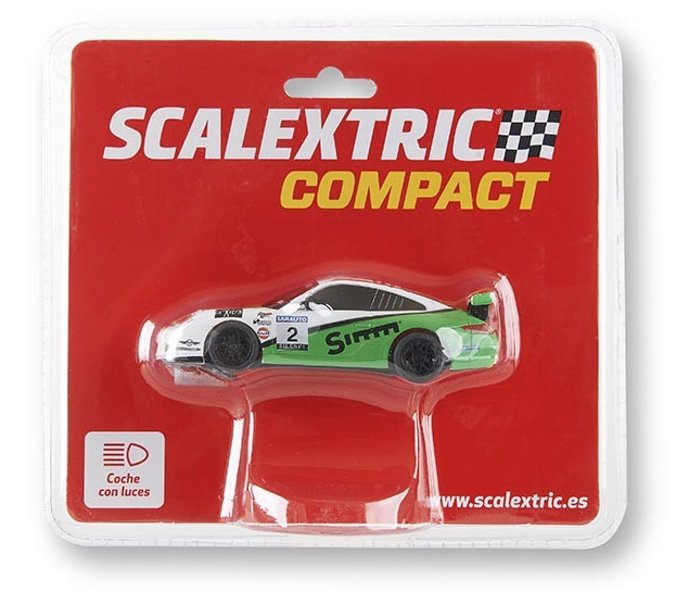 SCX Compact Porsche 911 GT3 Simm 1:43 Slot Car