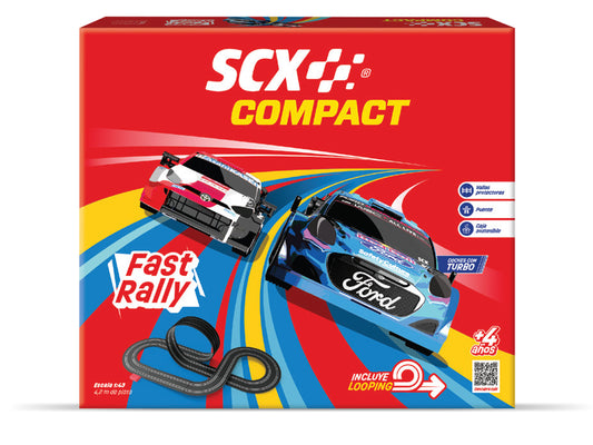 SCX Compact 1:43 Fast Rally 4.2m Race Set SCXC10583 1:43