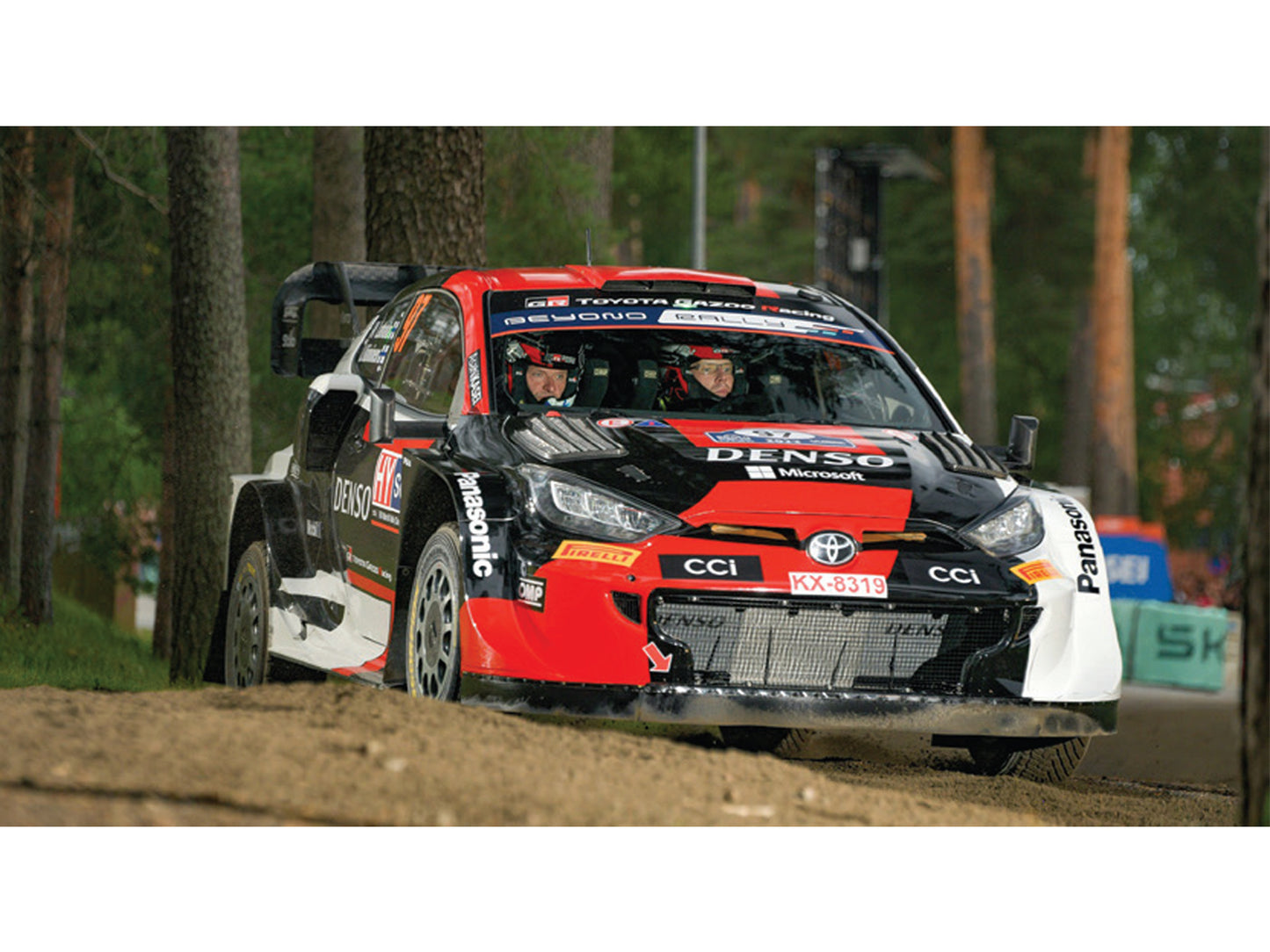 SCX Advance Digital Toyota Yaris WRC Latvala Finland '23 SCXE10555 1:32