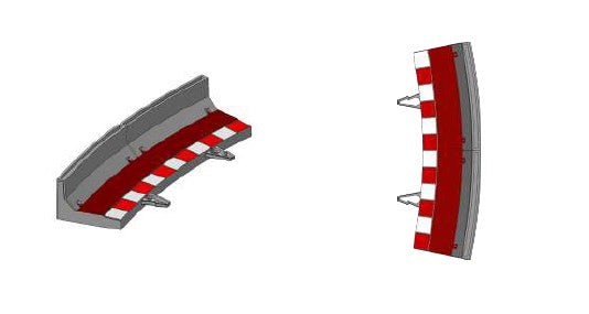 SCX Outer Border with Barrier R3 (4) SCXU10473 1:32