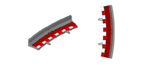 SCX Outer Outer Border with Barrier R4 (4) SCXU10474 1:32