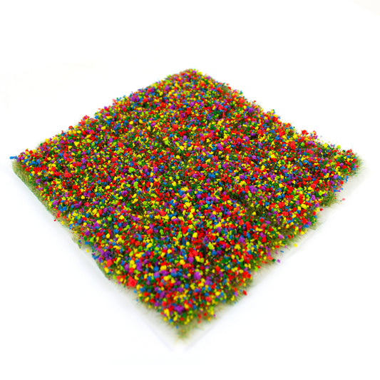 WWScenics 10mm Mixed Flowers Static Grass Tufts x 100 Rail Scenics SGTMIX10