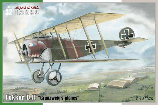 Special Hobby 32076 Fokker D.II Grünzweigs Planes 1:32 Aircraft Model Kit