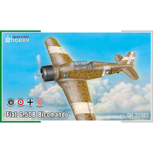 Special Hobby 32083 Fiat G.50B Bicomando 1:32 Plastic Model Kit
