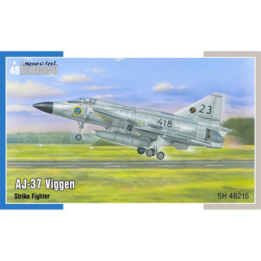 Special Hobby 48216 Saab AJ-37 Viggen 1:48 Plastic Fighter Plane Model Kit