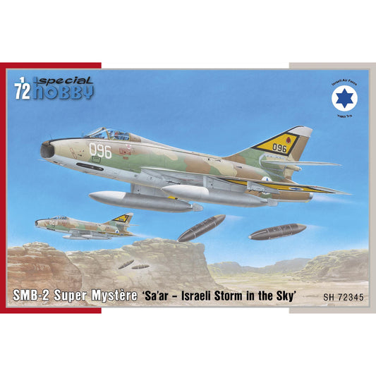 Special Hobby 72345 SMB-2 Super Mystère 'Sa’ar 1:72 Plastic Model Aircraft Kit