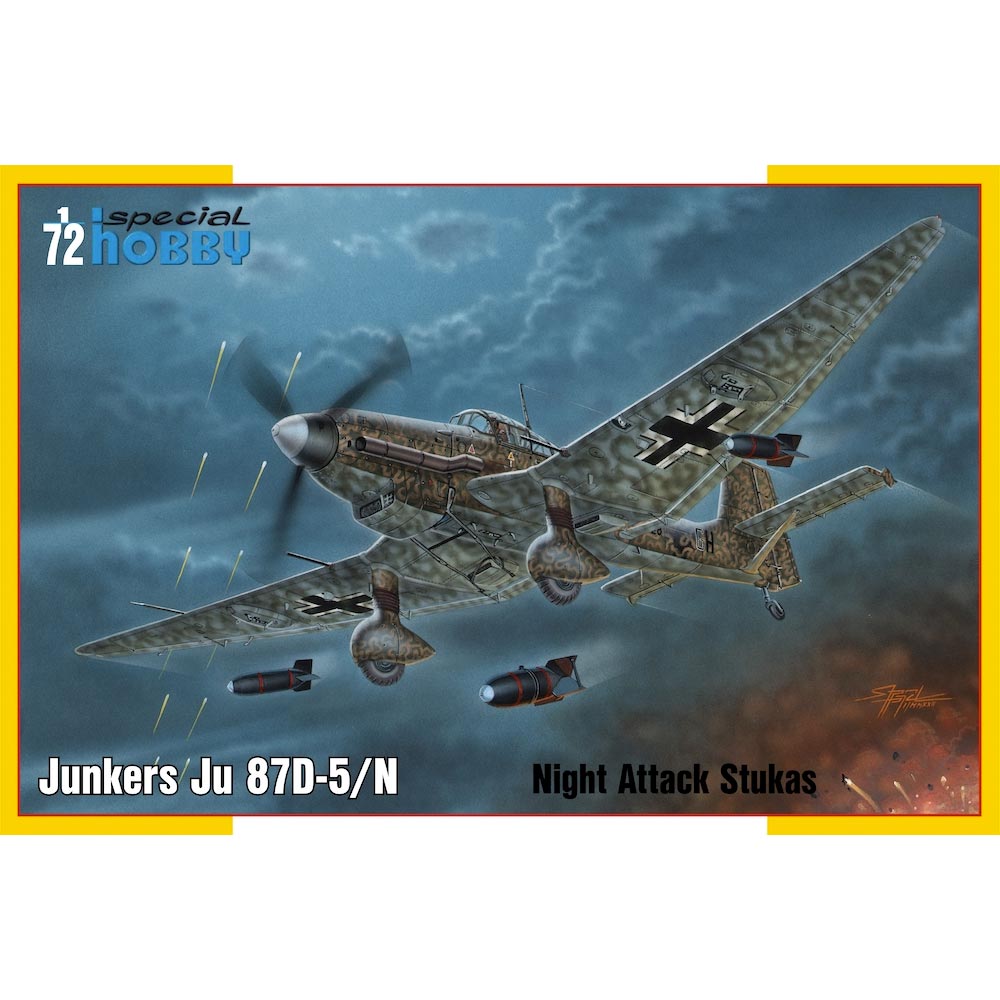 Special Hobby 72458 Junkers Ju 87D-5/N/D-8 Night Attack Stukas