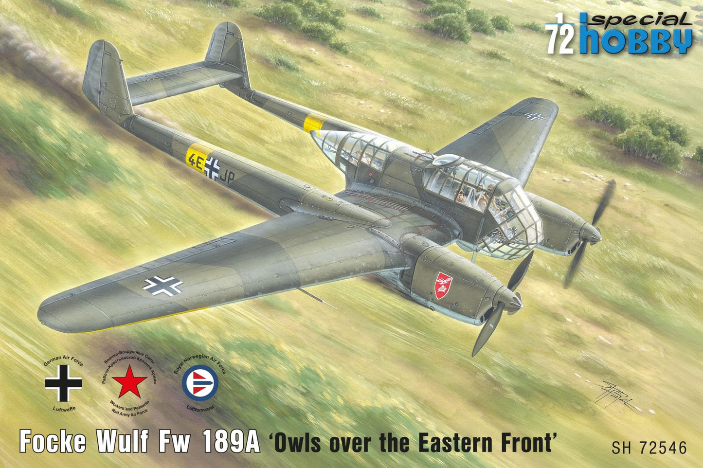 Special Hobby 72546 Focke-Wulf Fw 189A Owls over the Eastern Front 1:72 ModelKit