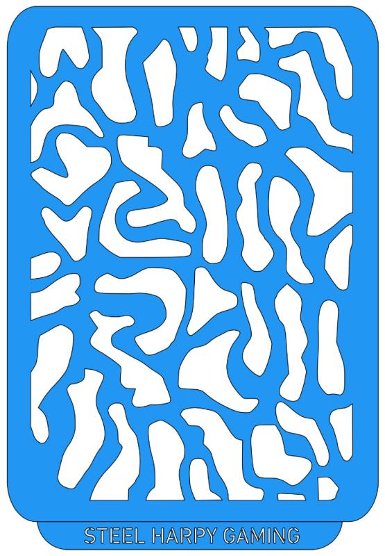 Steel Harpy Flexible Airbrush Paint Stencil - Military Camo - Extra Large