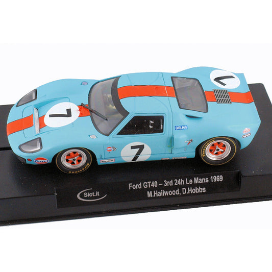 Slot It Ford GT40 No.7 3rd 24hr Le Mans 1969 1:32 Slot Car SICA18G